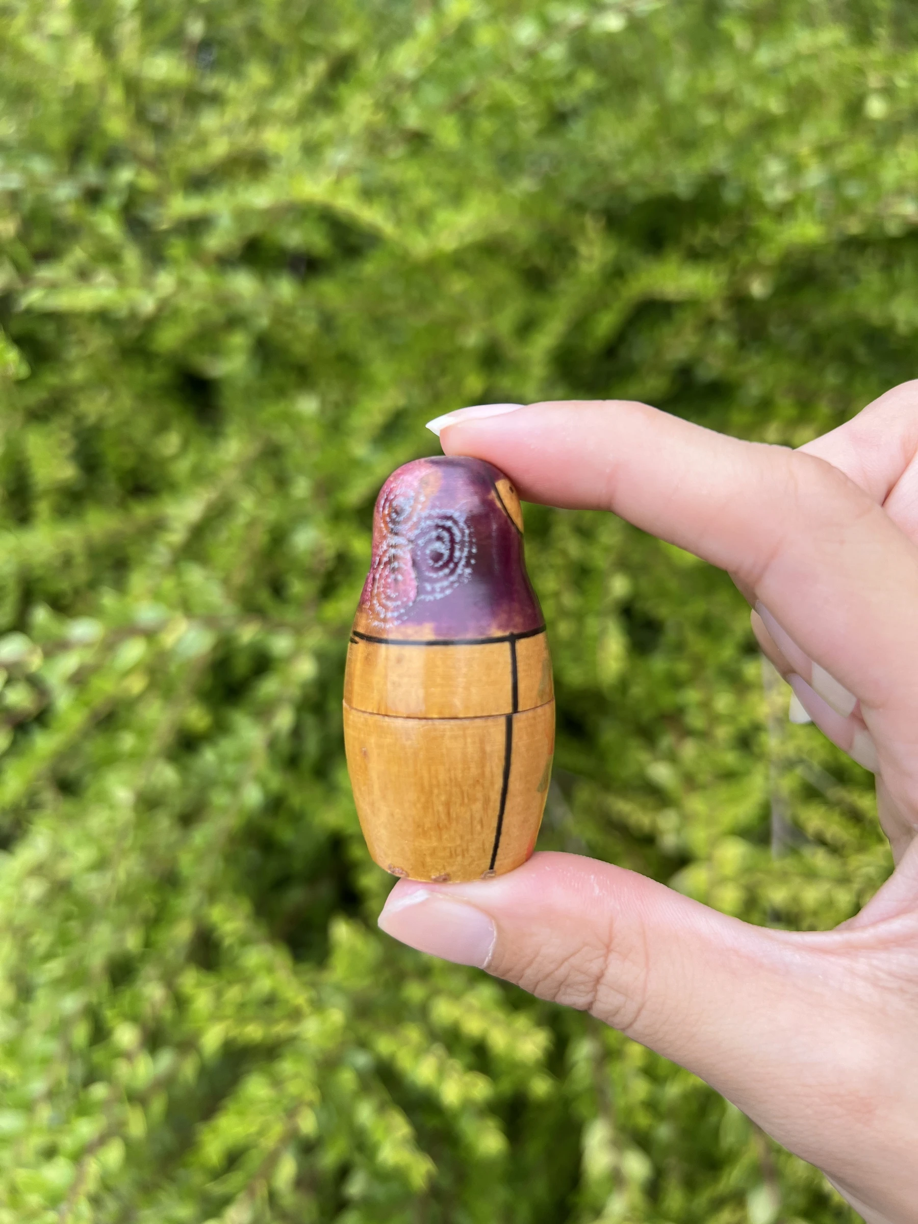 🪆 Mini muñeca rusa de madera vintage Beriozka – matrioshka – photo 13